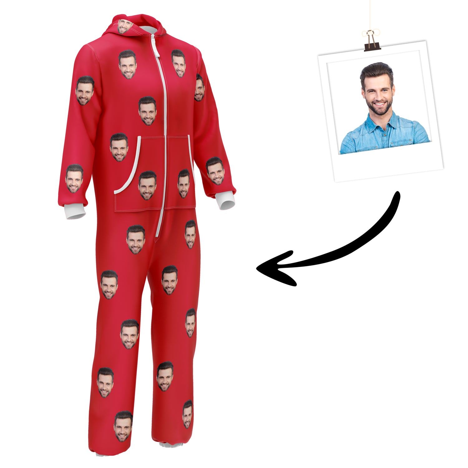 Custom Face Onesie